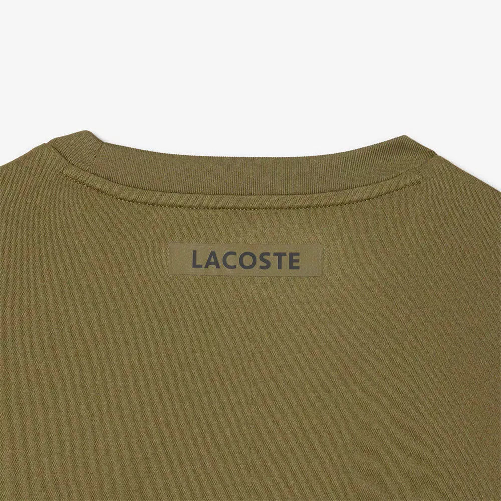 Lacoste Ultra Dry T-shirt Wit Ecru Print
