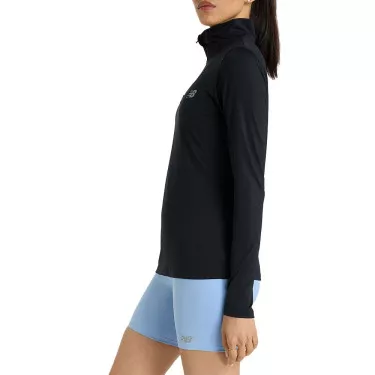 T-shirt met lange mouwen Mouratoglou Girls Zwart