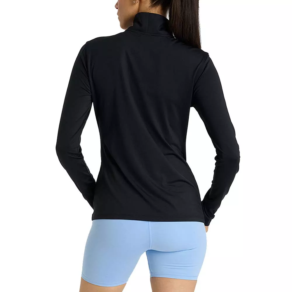 T-shirt met lange mouwen Mouratoglou Girls Zwart