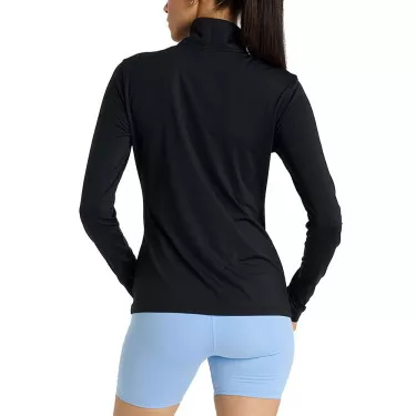 T-shirt met lange mouwen Mouratoglou Girls Zwart