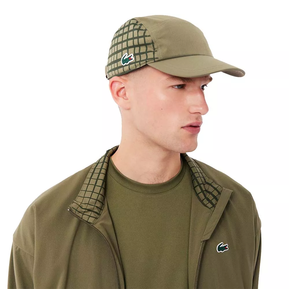 Lacoste Katoenen Twill Pet Marineblauw
