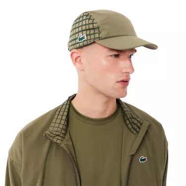 Lacoste Katoenen Twill Pet Marineblauw