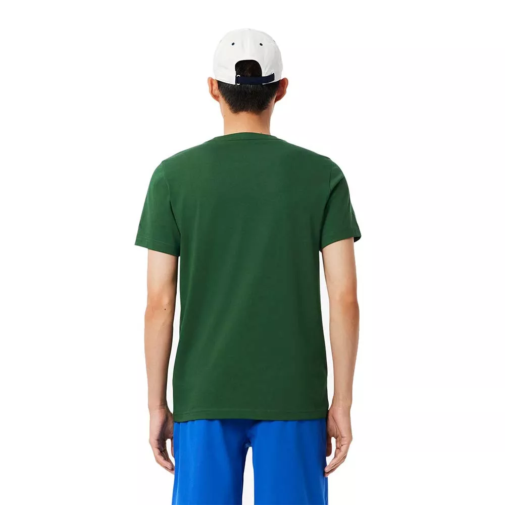 Pak T-Shirt + Lacoste Tennis Pet x Novak Djokovic Grijs Gem&ecirc;leerd / Wit