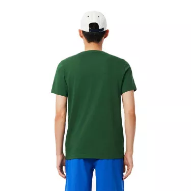Pak T-Shirt + Lacoste Tennis Pet x Novak Djokovic Grijs Gem&ecirc;leerd / Wit