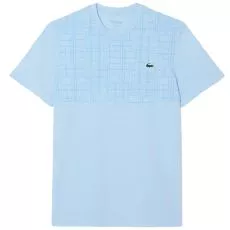 Lacoste Tennis Novak Djokovic Ultra Dry T-shirt Geprinte Zwart