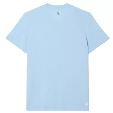 Lacoste Tennis Novak Djokovic Ultra Dry T-shirt Geprinte Zwart