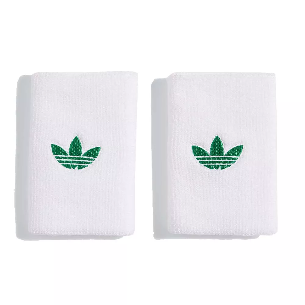 Wristbands Adidas Originals Wit / Groen x 2