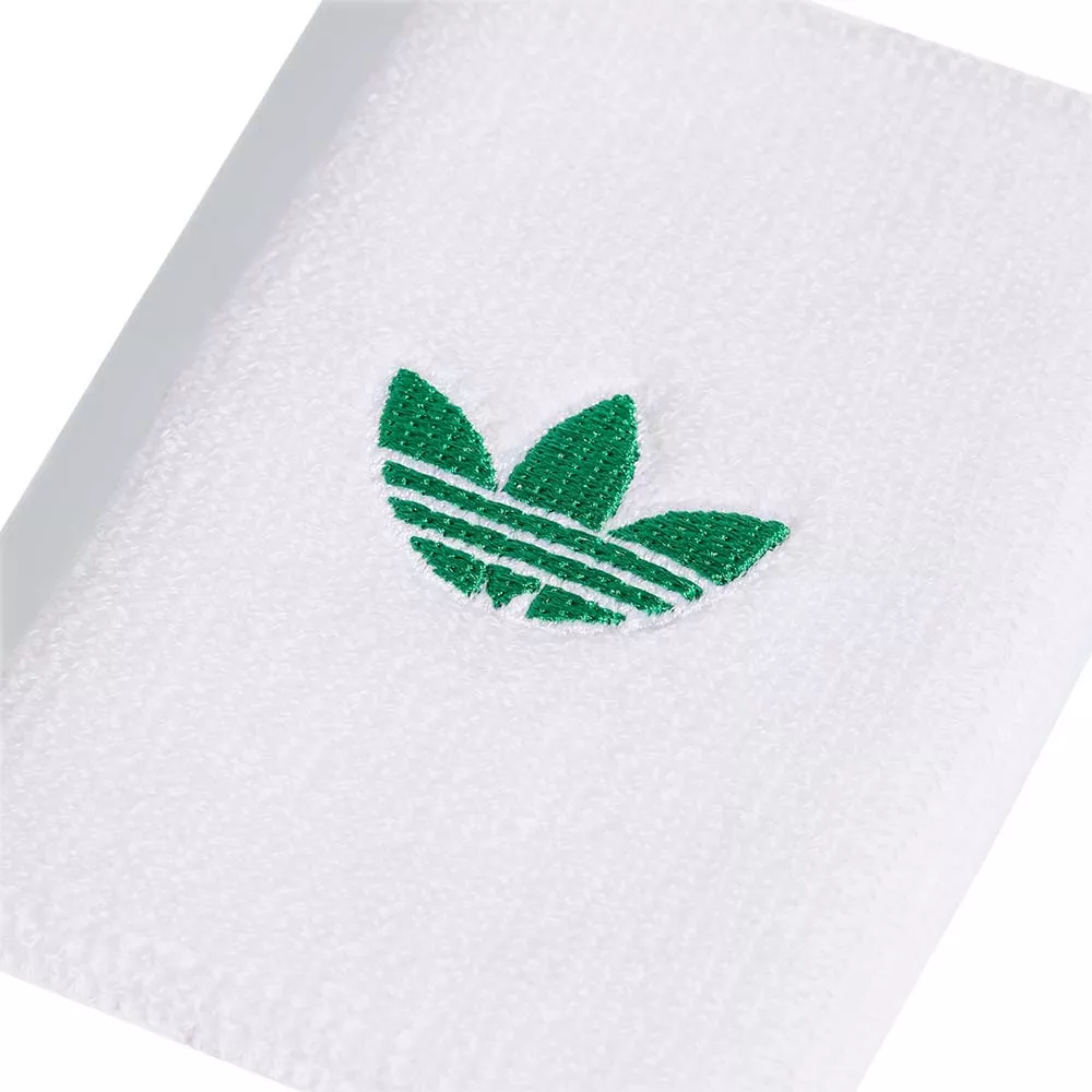 Wristbands Adidas Originals Wit / Groen x 2