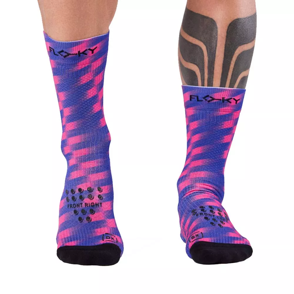 Compressiesokken Floky S-MASH 3D FANTASY Bali Blauw