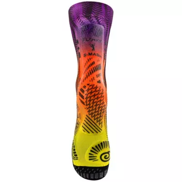 Compressiesokken Floky S-MASH 3D FANTASY Rio Blauw / Oranje