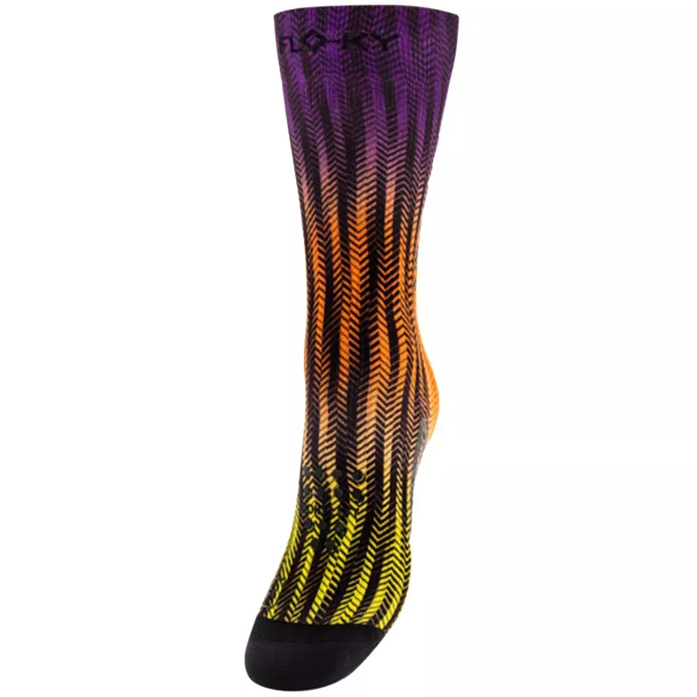 Compressiesokken Floky S-MASH 3D FANTASY Rio Blauw / Oranje