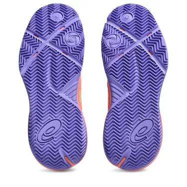 Asics Gel Challenger 15 Padel Schoenen Dames Blauw / Oranje