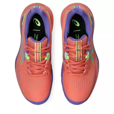 Asics Gel Challenger 15 Padel Schoenen Dames Blauw / Oranje