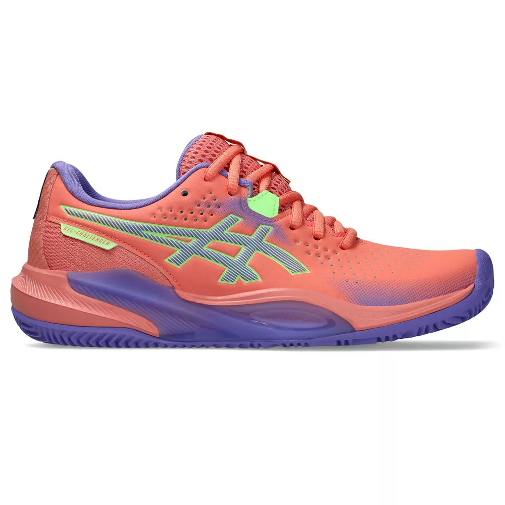 Asics Gel Challenger 15 Padel Schoenen Dames Blauw / Oranje