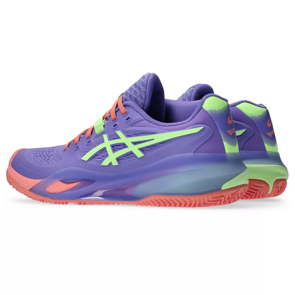 Asics Gel Resolution X Padel Dames Lichtblauw / Oranje Schoenen