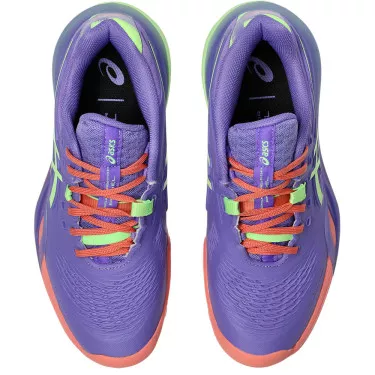 Asics Gel Resolution X Padel Dames Lichtblauw / Oranje Schoenen