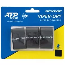 Dunlop Viper-Dry Zwart Overgrips x 3