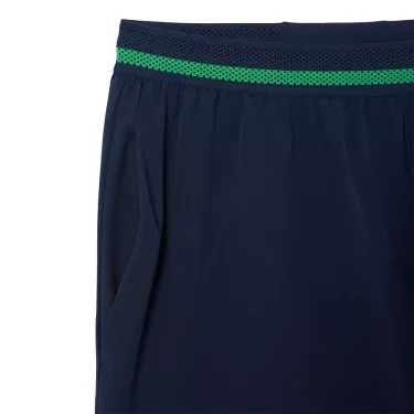 Korte Lacoste Tennis x Novak Djokovic Blauw