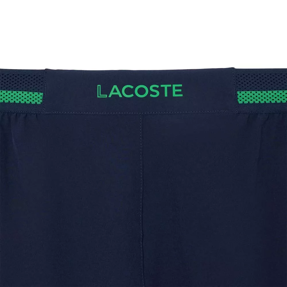 Korte Lacoste Tennis x Novak Djokovic Blauw