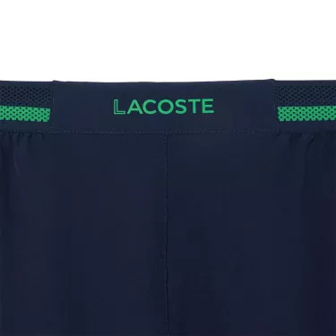 Korte Lacoste Tennis x Novak Djokovic Blauw