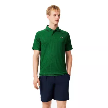 Korte Lacoste Tennis x Novak Djokovic Blauw