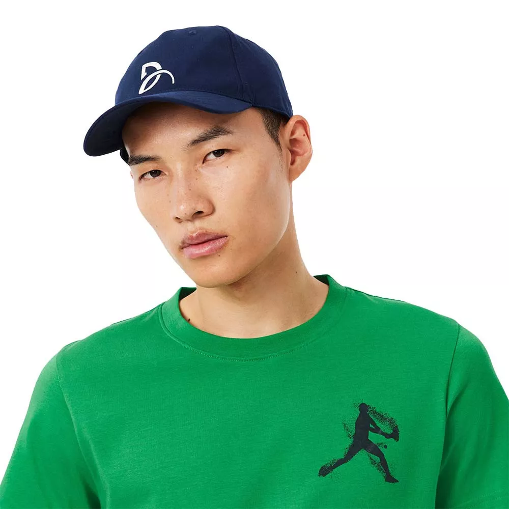 Pak T-Shirt + Lacoste Tennis Pet x Novak Djokovic Groen