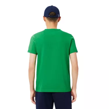 Pak T-Shirt + Lacoste Tennis Pet x Novak Djokovic Groen