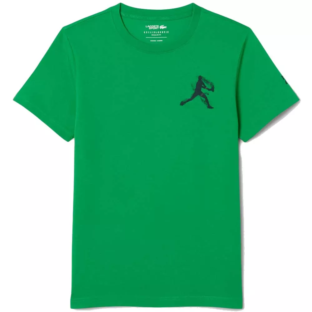 Pak T-Shirt + Lacoste Tennis Pet x Novak Djokovic Groen