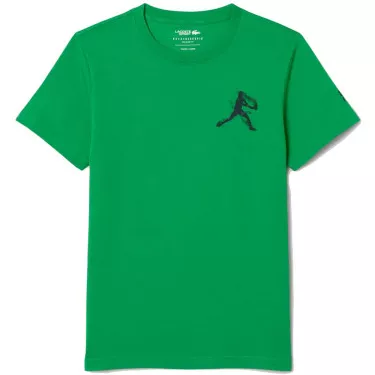 Pak T-Shirt + Lacoste Tennis Pet x Novak Djokovic Groen