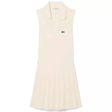 Lacoste Tennis Stretch Jurk Dames Zwart