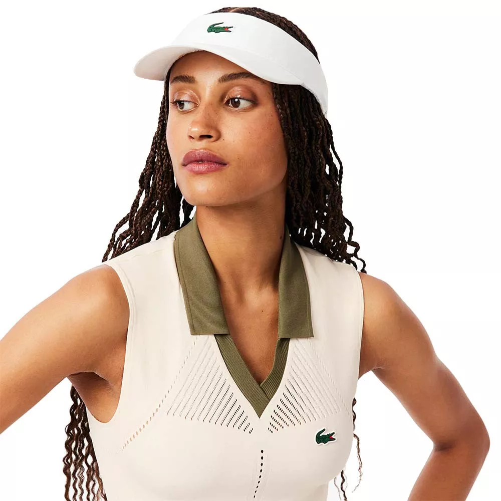 Polo Lacoste Dames Zonder Mouwen Zwart