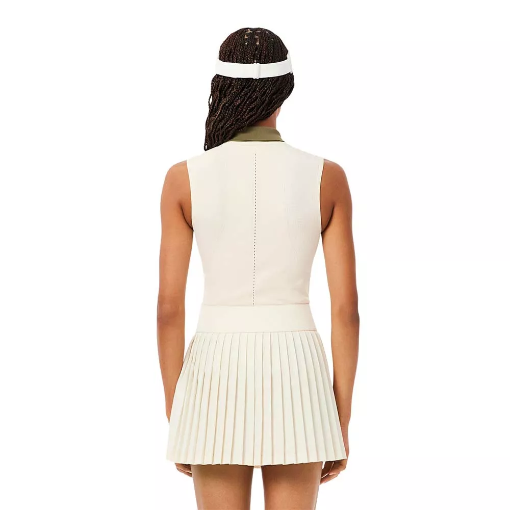 Polo Lacoste Dames Zonder Mouwen Zwart