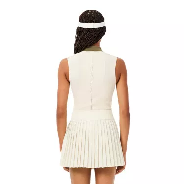Polo Lacoste Dames Zonder Mouwen Zwart