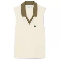 Polo Lacoste Dames Zonder Mouwen Zwart