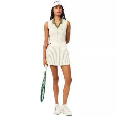 Polo Lacoste Dames Zonder Mouwen Zwart