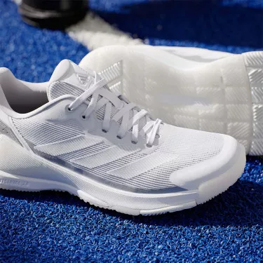 Adidas Crazyquick LS Padelschoenen Dames Wit