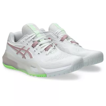 Asics Gel Resolution X Wit / Pastelgroen Dames Schoenen