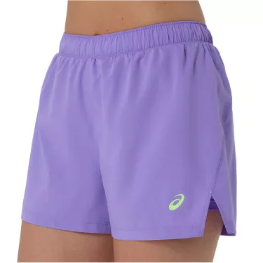 Asics Court 2-in-1 Dames Short Zwart