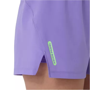 Asics Court 2-in-1 Dames Short Zwart