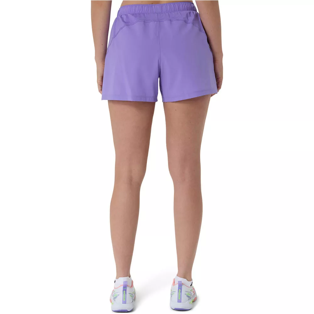Asics Court 2-in-1 Dames Short Zwart