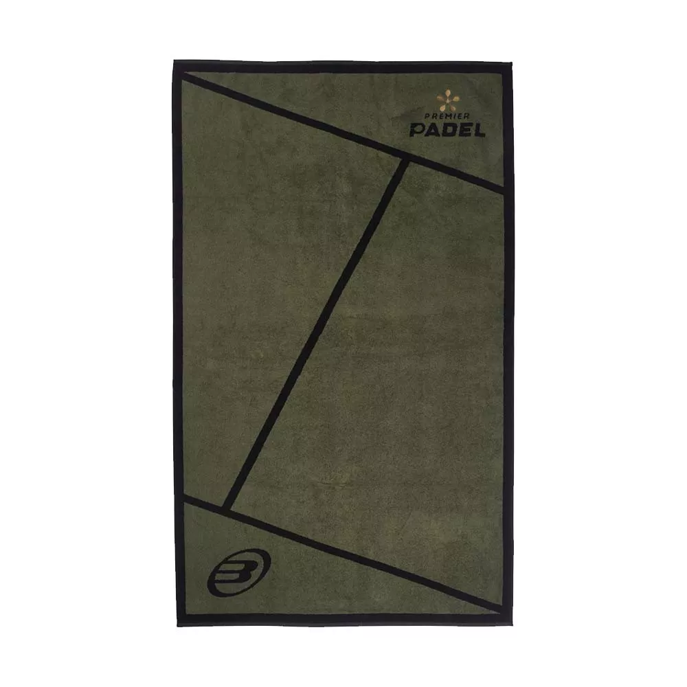 Bullpadel Premier Padel handdoek Kaki/Beige 100x50