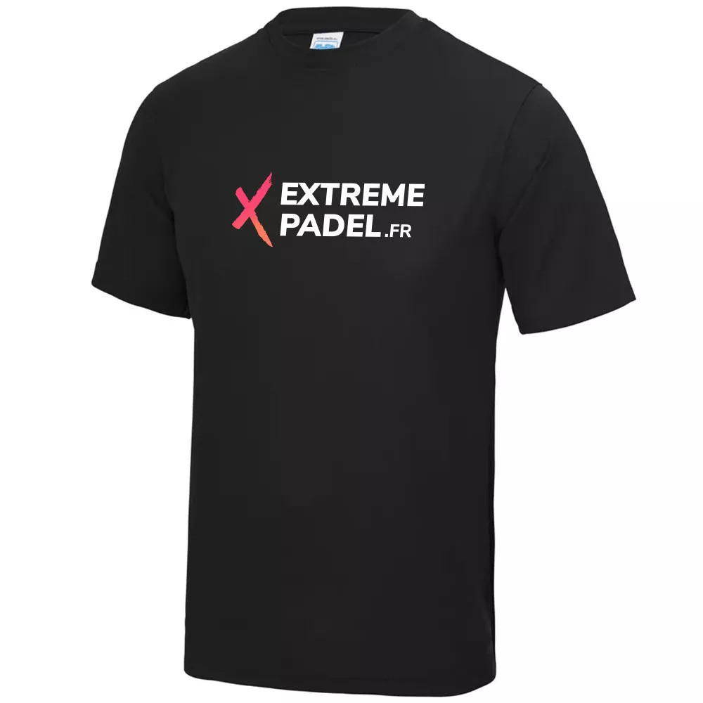 Extreme Padel T-shirt Zwart
