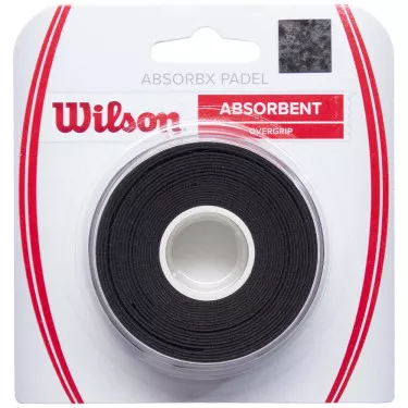 Wilson Overgrip AbsorbX Padel Overgrip Rood x 3