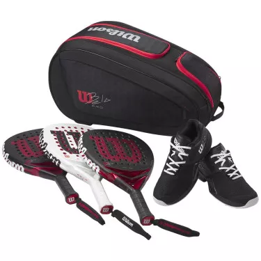 Wilson BELA Super Tour Zwart / Goud Padel tas