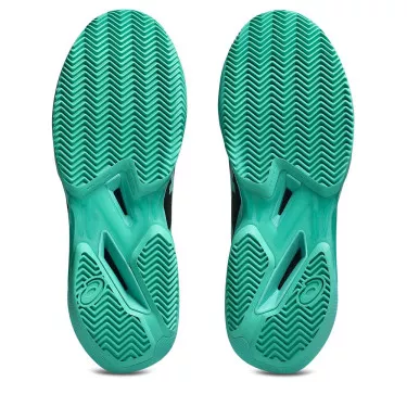 Asics Gel Solution Speed ​​​​FF 4 schoenen zwart/groen
