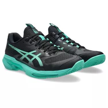 Asics Gel Solution Speed ​​​​FF 4 schoenen zwart/groen
