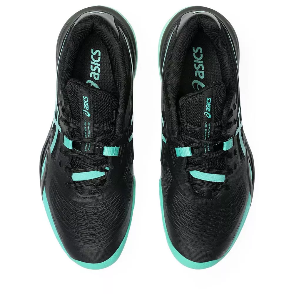 Asics Gel Resolution X Clay Zwart / Groen Schoenen