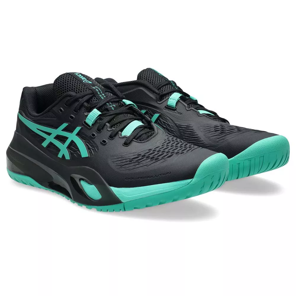 Asics Gel Resolution X Clay Zwart / Groen Schoenen