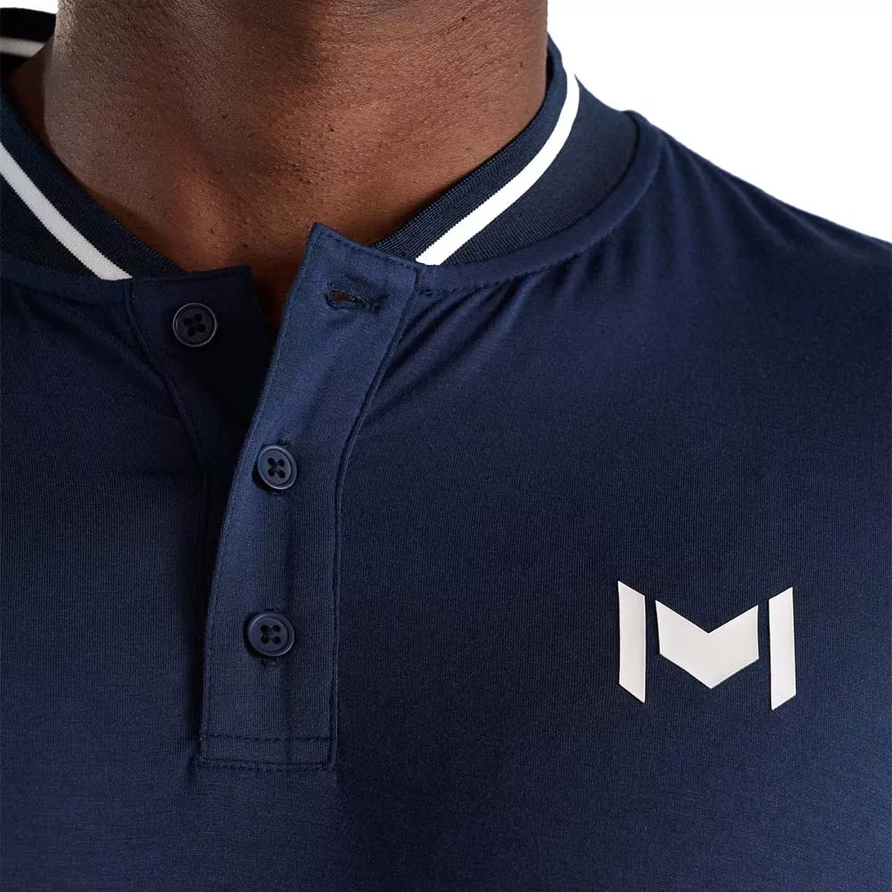 Mouratoglou Match Melbourne Polo Wit / Blauw