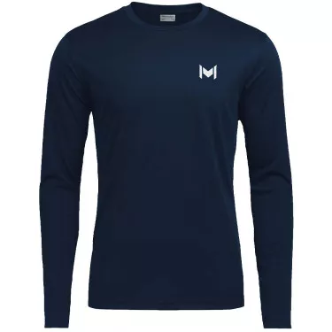 Mouratoglou Tech T-shirt Marineblauw